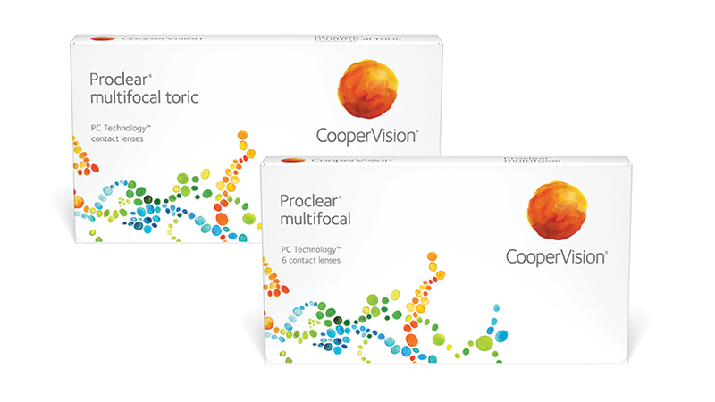 Proclear multifocal and Proclear multifocal toric