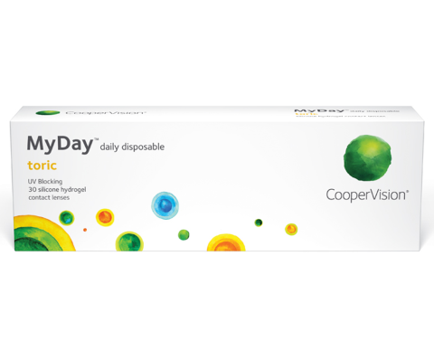 MyDay® daily disposable toric contact lenses